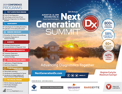 2019 Next Generation Dx Summit Brochure