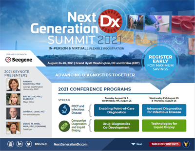 2021 Next Generation Dx Summit Brochure