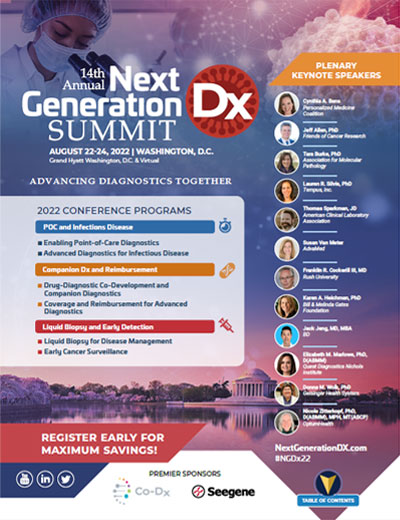 2022 Next Generation Dx Summit Brochure