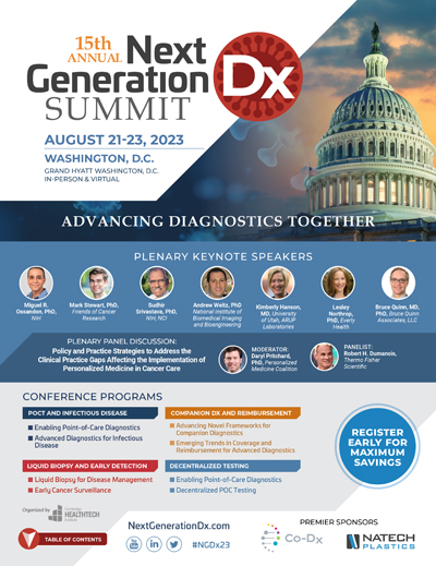 2023 Next Generation Dx Summit Brochure