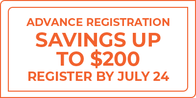 Register Early For Maximum Savings