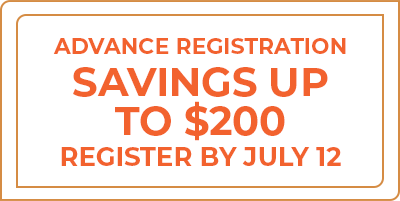 Register Early For Maximum Savings