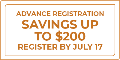 Register Early For Maximum Savings