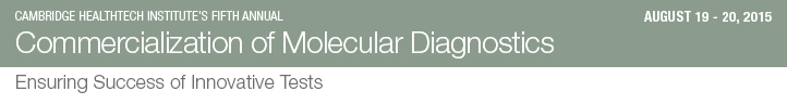 2015 Commercialization of Molecular Diagnostics Track Banner
