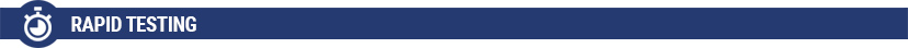 Rapid Testing Stream Banner Rapid Testing Stream Banner Icon